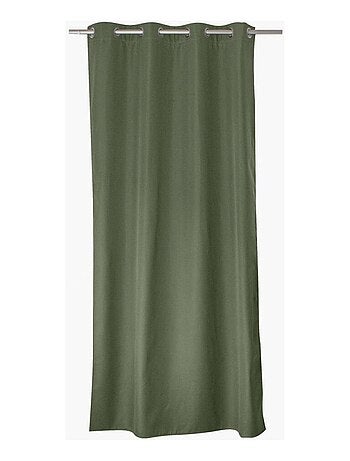 Rideau thermique et occultant GLACIER 135x240 vert gris
