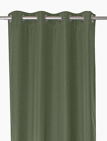 Rideau thermique et occultant GLACIER 135x240 vert gris