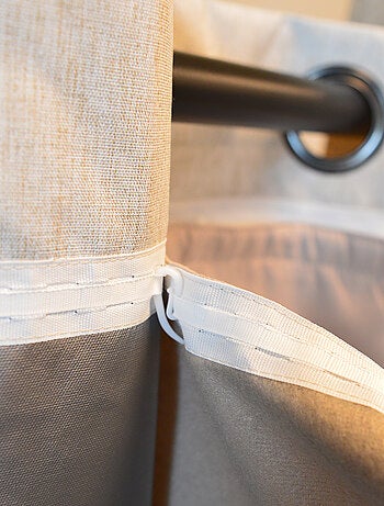 Rideau thermique et occultant hiver - été