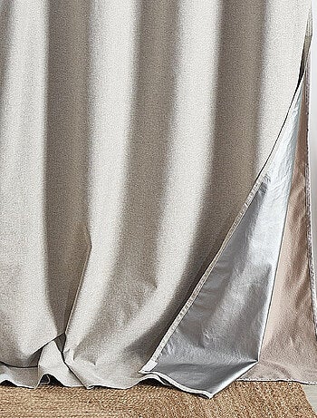 Rideau thermique et occultant hiver - été