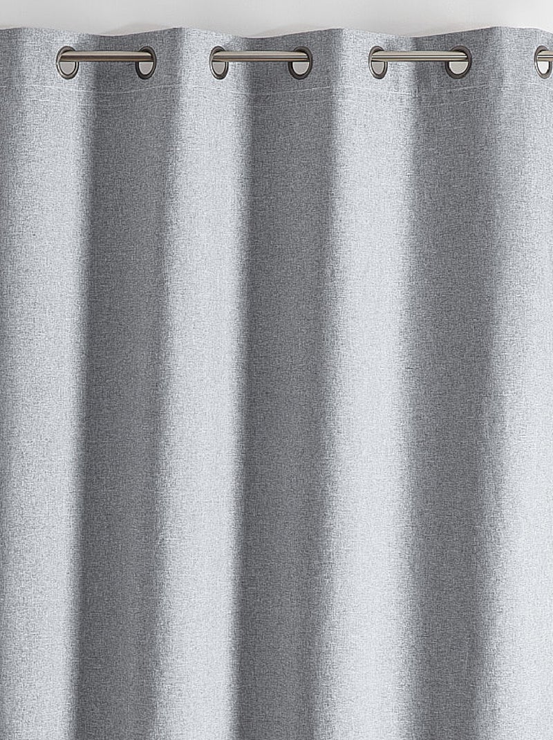 Rideau thermique et occultant  hiver - été Gris - Kiabi