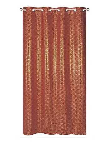 Rideau Thermique et Occultant motifs arc-en-ciel prêt à poser.