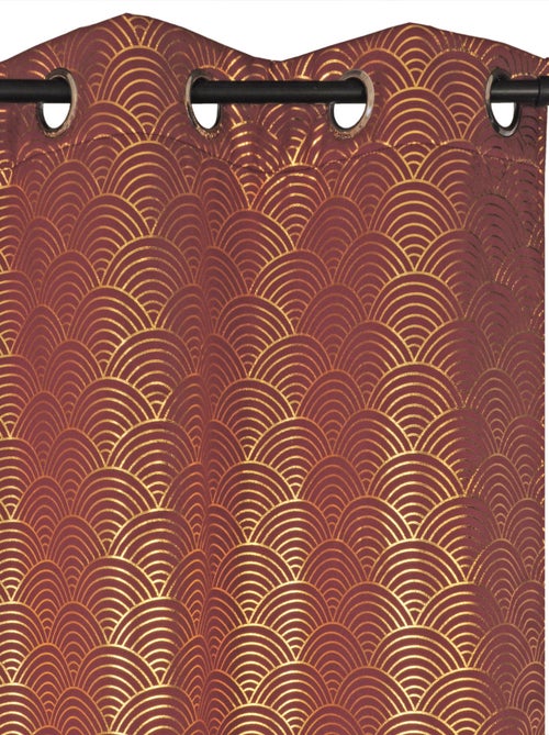 Rideau Thermique et Occultant motifs arc-en-ciel prêt à poser. - Kiabi