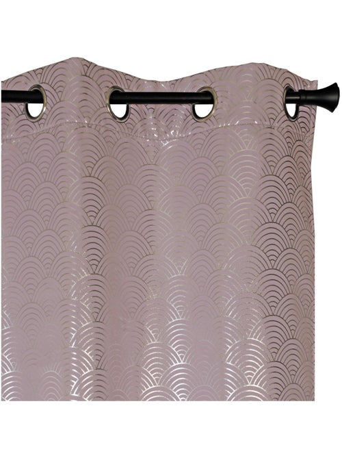 Rideau Thermique et Occultant motifs arc-en-ciel prêt à poser. - Kiabi