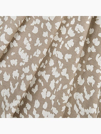 Rideau thermique et phonique obscurcissant jacquard face polaire