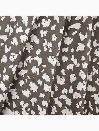 Rideau thermique et phonique obscurcissant jacquard face polaire