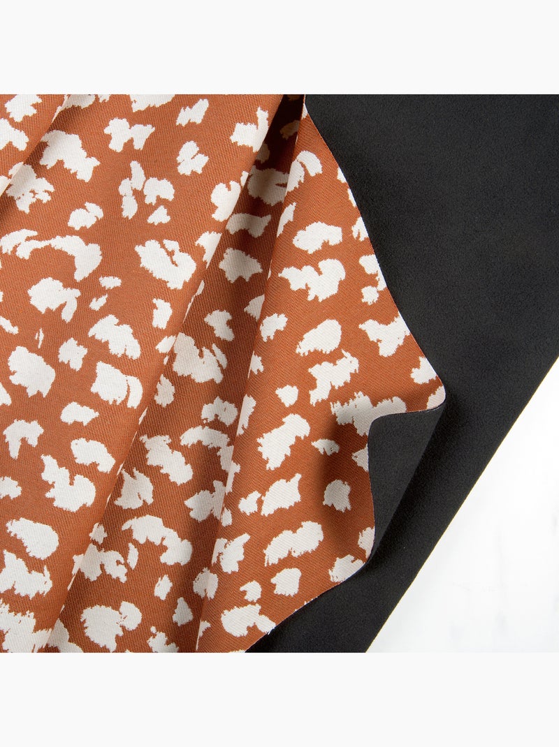 Rideau thermique et phonique obscurcissant jacquard face polaire Terracotta - Kiabi