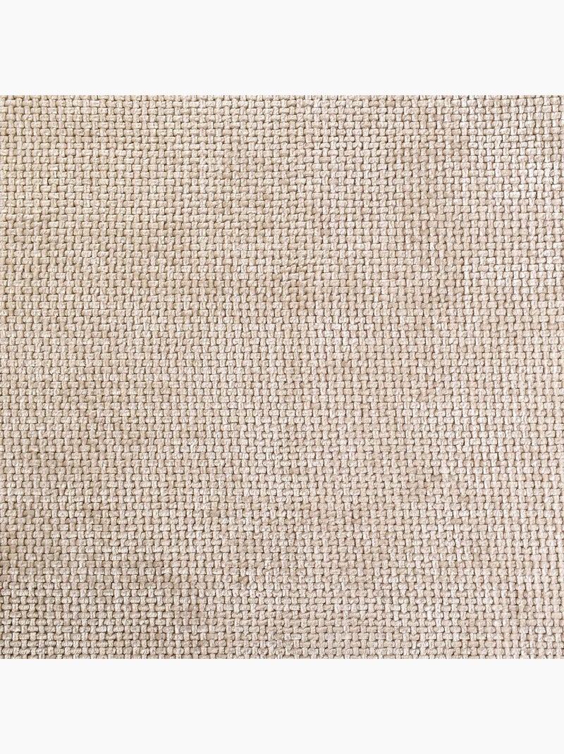 Rideau thermique et phonique velours chenille Ecru - Kiabi