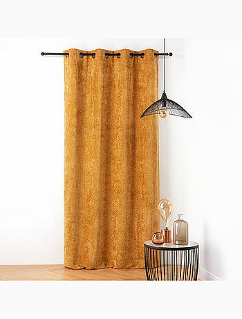 Rideau thermique et phonique velours chenille