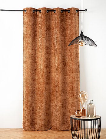 Rideau thermique et phonique velours chenille