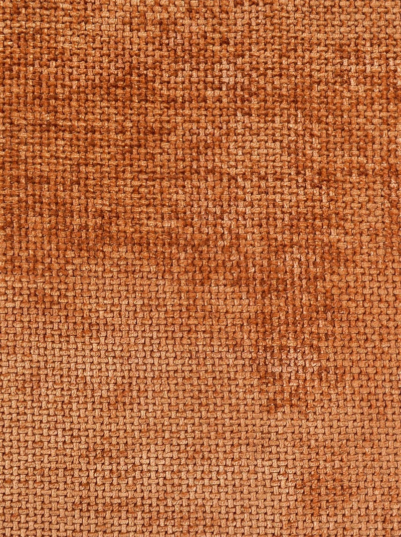 Rideau thermique et phonique velours chenille Orange - Kiabi