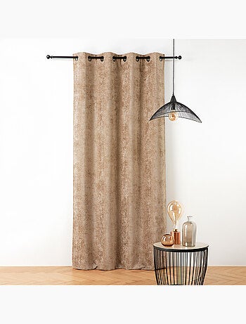 Rideau thermique et phonique velours chenille