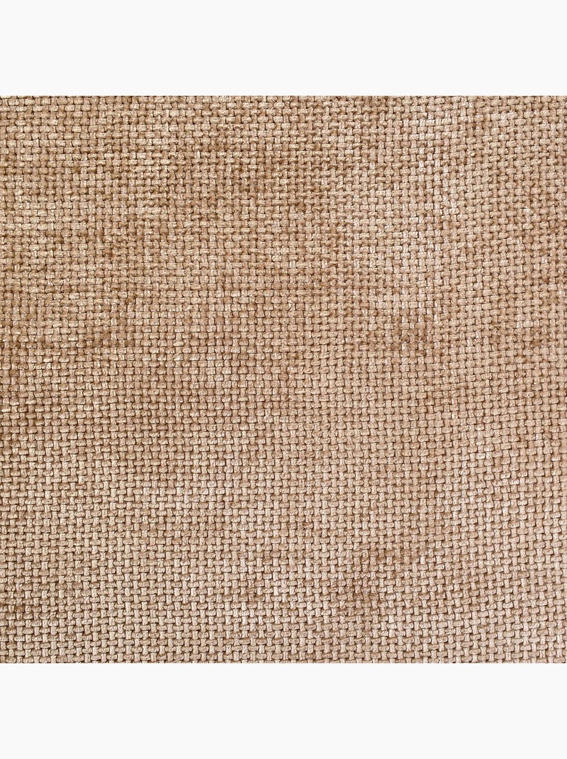 Rideau thermique et phonique velours chenille Taupe - Kiabi