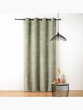 Rideau thermique et phonique velours chenille