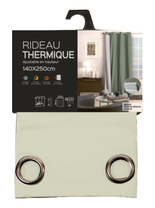 Rideau thermique été déperlant - Kiabi