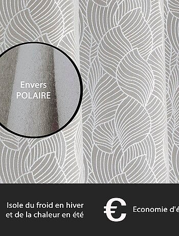 Rideau Thermique Fantaisie - Prêt à Poser.