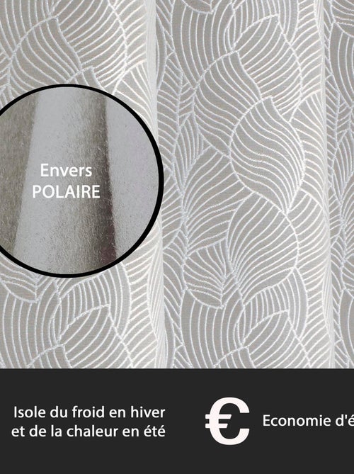 Rideau Thermique Fantaisie - Prêt à Poser. - Kiabi