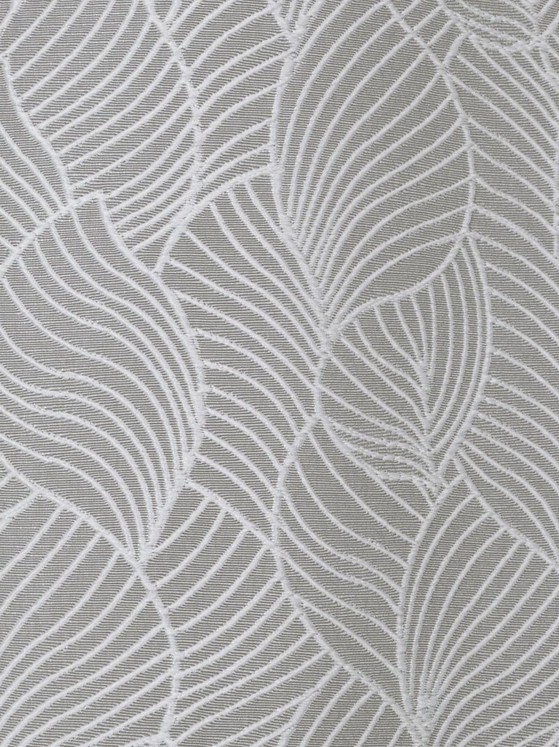 Rideau Thermique Fantaisie - Prêt à Poser. Gris Argenté - Kiabi