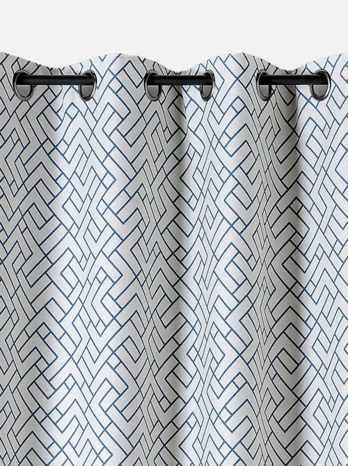 Rideau thermique imprimé graphique - Kiabi