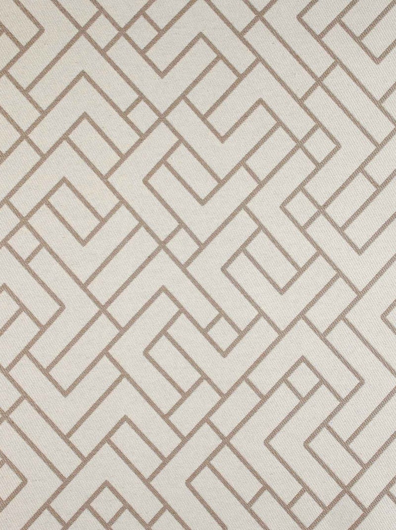 Rideau thermique imprimé graphique Taupe - Kiabi