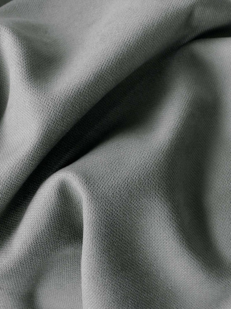 Rideau thermique isolant en velours doublé SAFFA Gris - Kiabi
