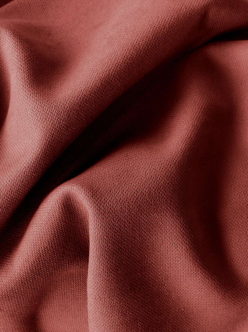Rideau thermique isolant en velours doublé SAFFA Rouge - Kiabi