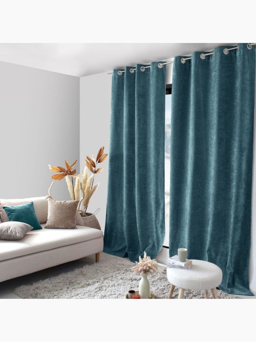 Rideau thermique isolant verso polaire 140x260cm - Kiabi