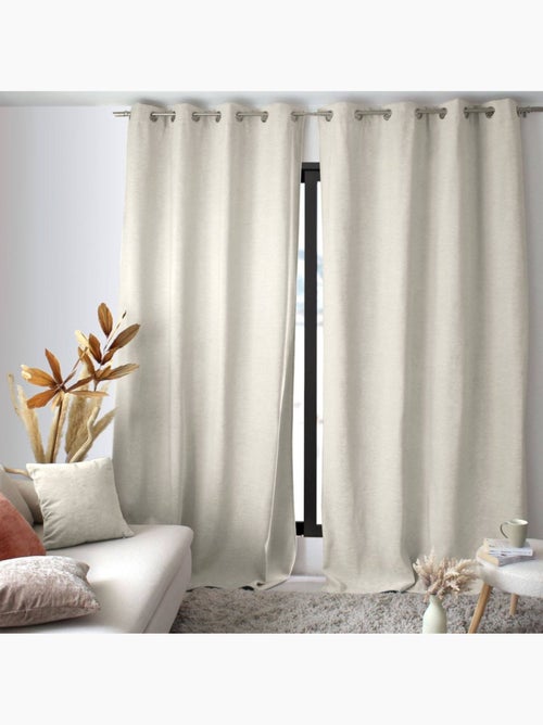 Rideau thermique isolant verso polaire 140x260cm - Kiabi