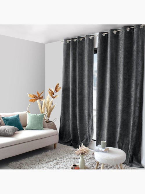 Rideau thermique isolant verso polaire 140x260cm - Kiabi