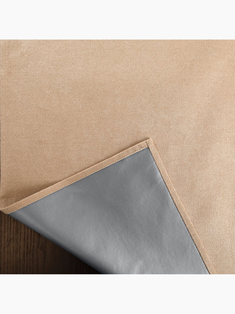 Rideau thermique occultant à œillets et réflecteur de chaleur Beige - Kiabi
