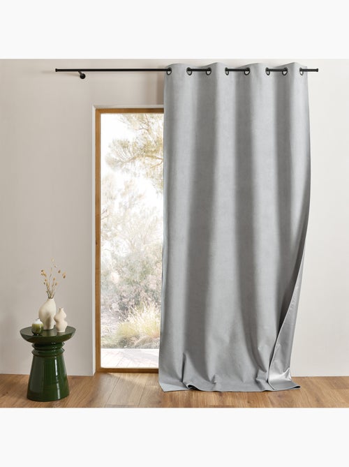 Rideau thermique occultant à œillets et réflecteur de chaleur - Kiabi