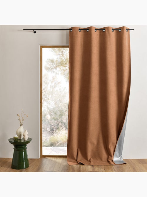 Rideau thermique occultant à œillets et réflecteur de chaleur - Kiabi