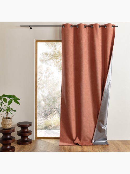 Rideau thermique occultant à œillets et réflecteur de chaleur - Kiabi