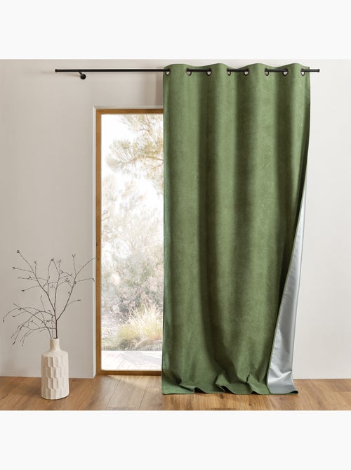 Rideau thermique occultant à œillets et réflecteur de chaleur - Kiabi