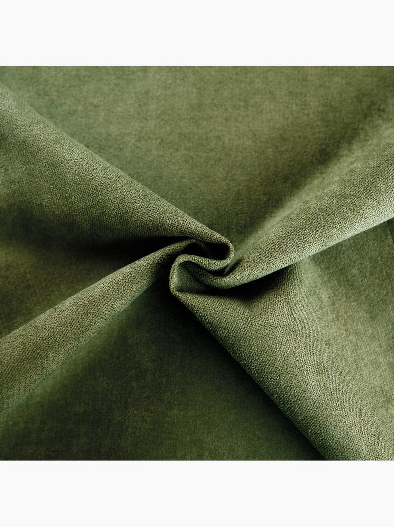Rideau thermique occultant à œillets et réflecteur de chaleur Vert olive - Kiabi