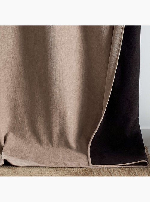 Rideau thermique phonique et semi occultant à galons fronceurs KONFOR - Kiabi Rideau thermique phonique et semi occultant à galons fronceurs KONFOR - Kiabi