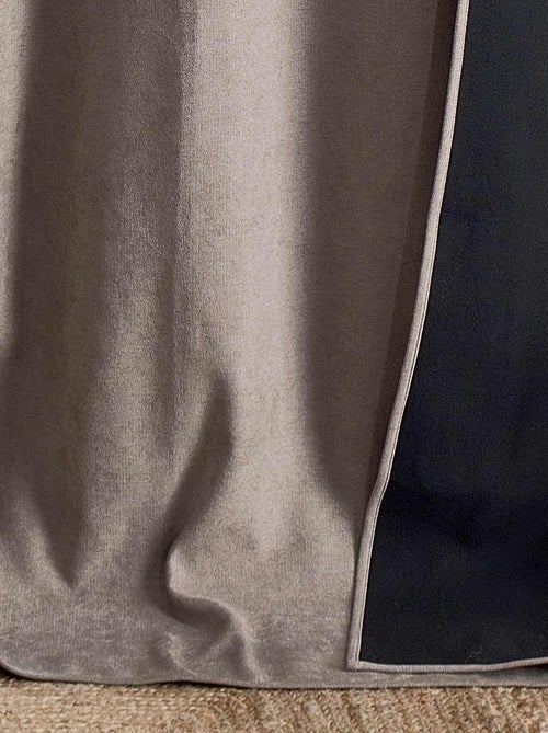 Rideau thermique phonique et semi occultant à galons fronceurs KONFOR - Kiabi