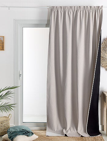 Rideau thermique phonique et semi occultant KONFOR