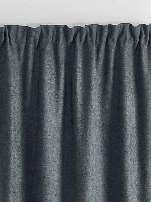 Rideau thermique phonique et semi occultant à galons fronceurs KONFOR - Kiabi