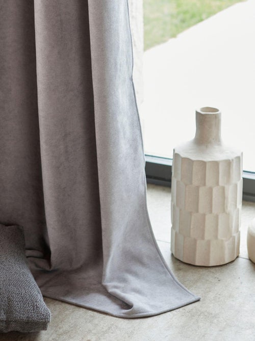 Rideau thermique phonique et semi occultant à galons fronceurs KONFOR - Kiabi