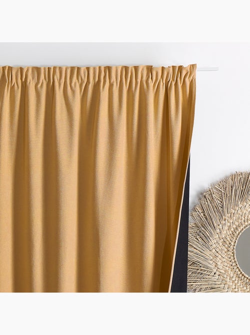 Rideau thermique phonique et semi occultant à galons fronceurs KONFOR - Kiabi