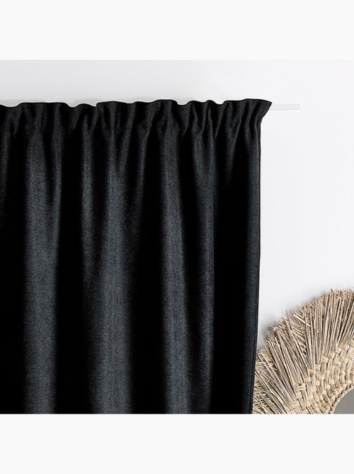 Rideau thermique phonique et semi occultant à galons fronceurs KONFOR - Kiabi