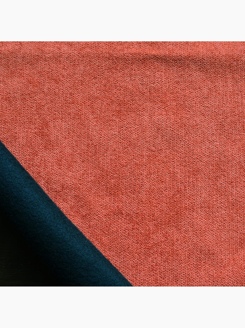 Rideau thermique phonique et semi occultant à galons fronceurs KONFOR Terracotta - Kiabi
