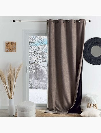 Rideau thermique phonique et semi occultant KONFOR