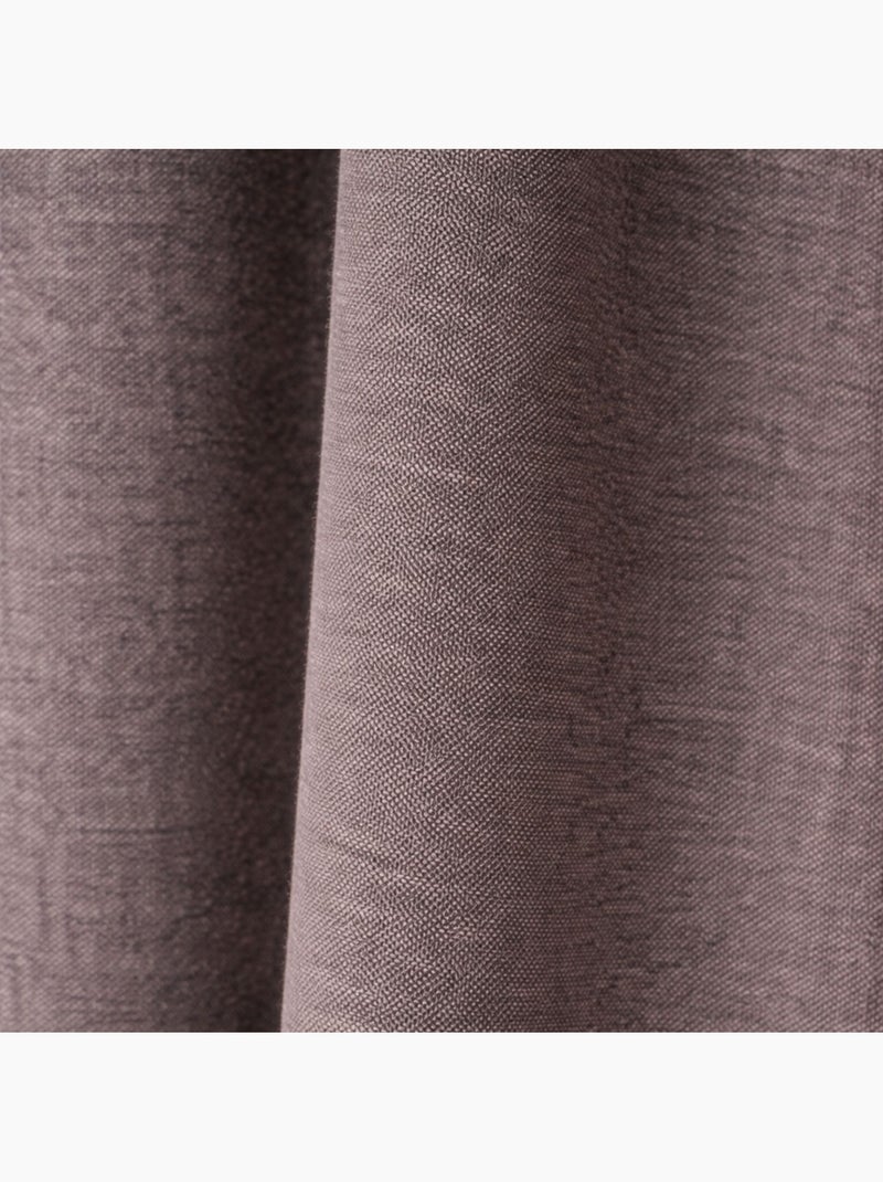Rideau thermique phonique et semi occultant KONFOR Beige clair - Kiabi