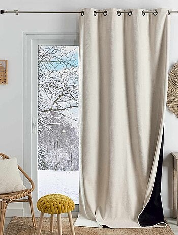 Rideau thermique phonique et semi occultant KONFOR