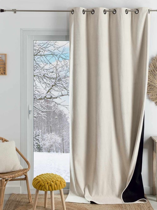 Rideau thermique phonique et semi occultant KONFOR - Kiabi