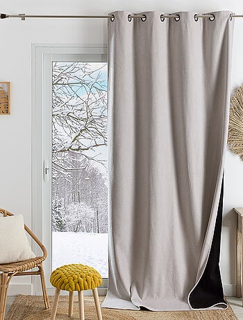 Rideau thermique phonique et semi occultant KONFOR