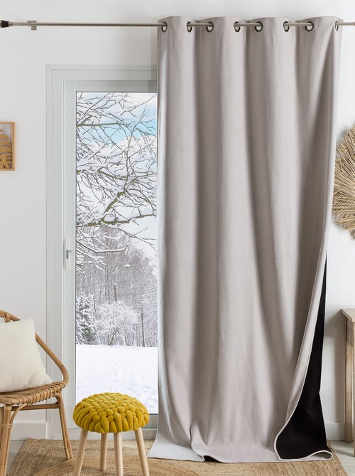 Rideau thermique phonique et semi occultant KONFOR - Kiabi Rideau thermique phonique et semi occultant KONFOR - Kiabi