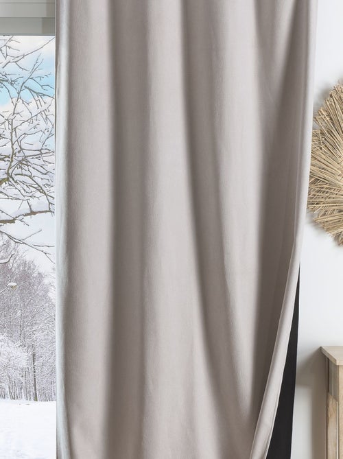 Rideau thermique phonique et semi occultant KONFOR - Kiabi Rideau thermique phonique et semi occultant KONFOR - Kiabi